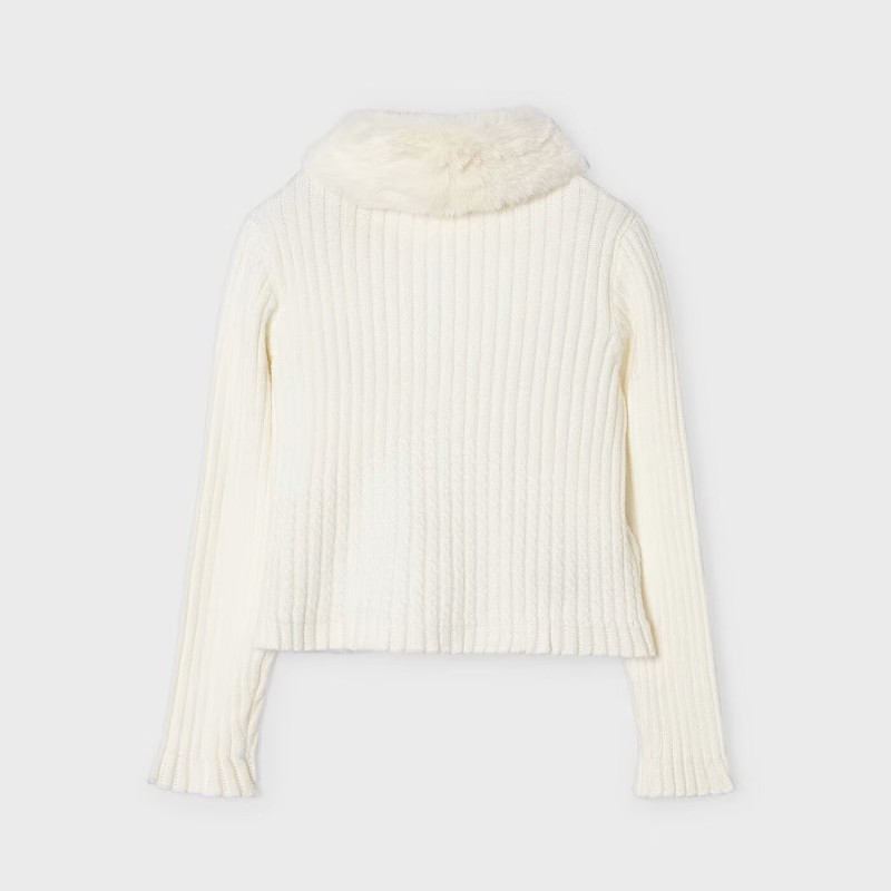 Children's Knitted Ivory Cardigan Mayoral Children's Knitted Ivory Cardigan Mayoral