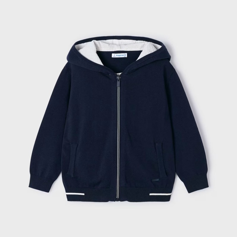 Children's Knitted Dark Blue Cardigan Mayoral