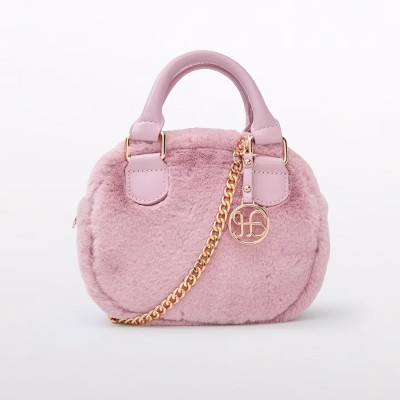 Pink Fur Bag for Kids Abel and Lula