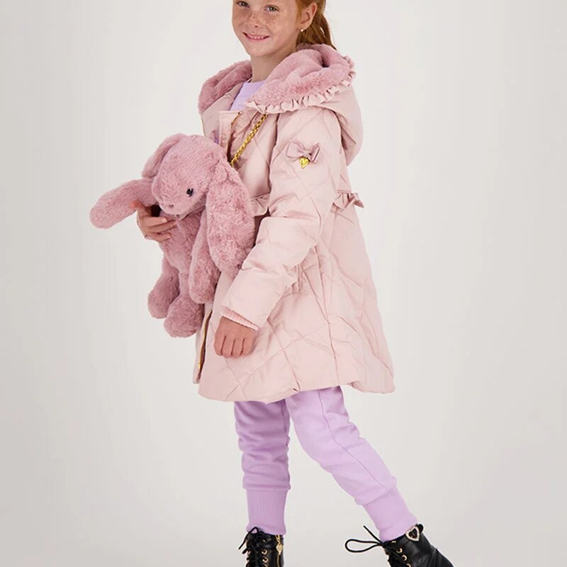 Children's Pink Rabbit Fur Bag Angel Face Children's Pink Rabbit Fur Bag Angel Face