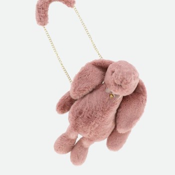 Παιδική Ροζ Γούνινη Τσάντα Κουνέλι Angel Face Παιδική Ροζ Γούνινη Τσάντα Κουνέλι Angel Face