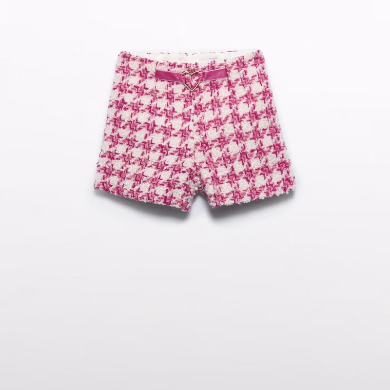 Παιδική Ροζ Μάλλινη Σανέλ Φούξια & Λευκή Βερμούδα Abel and Lula Παιδική Ροζ Μάλλινη Σανέλ Φούξια & Λευκή Βερμούδα Abel and Lula