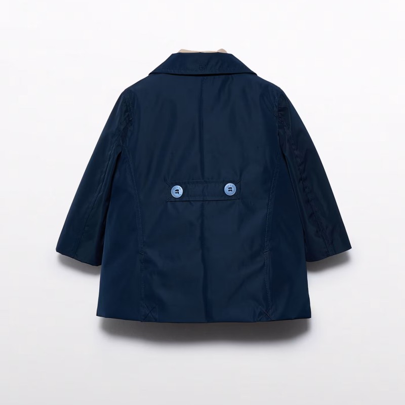 Children's Dark Blue Trenchcoat Abel and Lula Children's Dark Blue Trenchcoat Abel and Lula