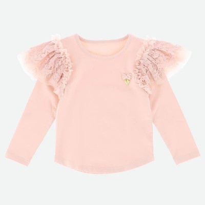 Children's Salmon Blouse Angel Face
