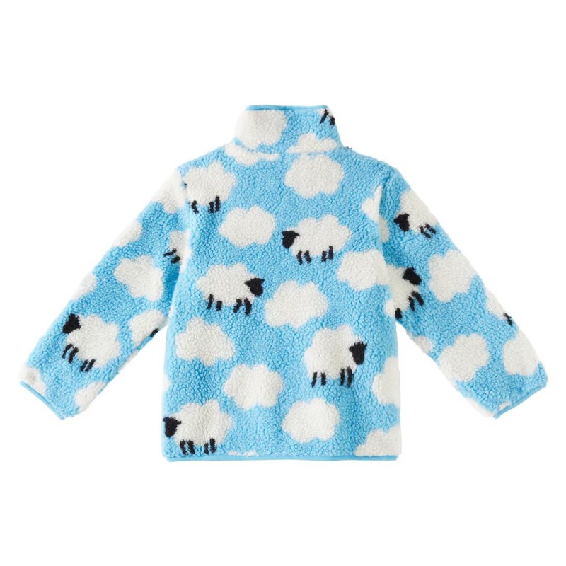 Kids Teddy Jacket In Blue Stella McCartney Kids Teddy Jacket In Blue Stella McCartney
