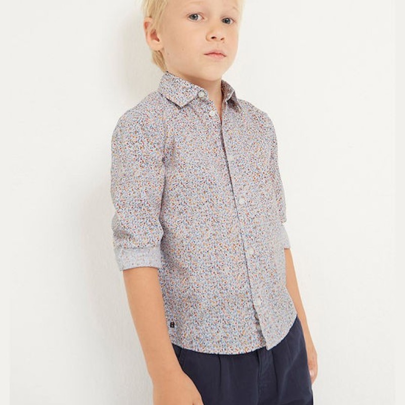 Children's Boy's Floral Shirt Mayoral Children's Boy's Floral Shirt Mayoral