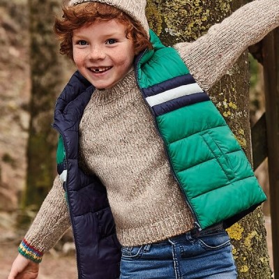 Sleeveless Double-Sided Jacket for Kids Mayoral