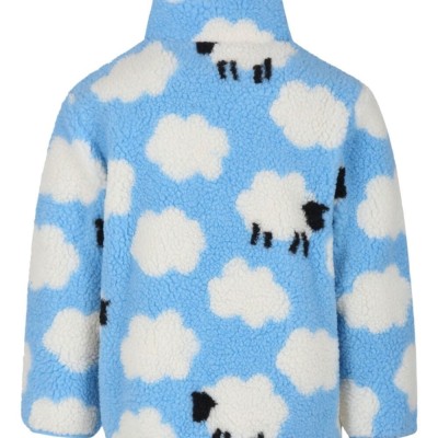 Παιδικό Ανοιχτό Μπλε Fleece Μπουφάν Με Πρόβατα Stella McCartney