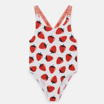 Παιδικό Εμπριμέ Μαγιό Με Φράουλες Stella Mc Cartney