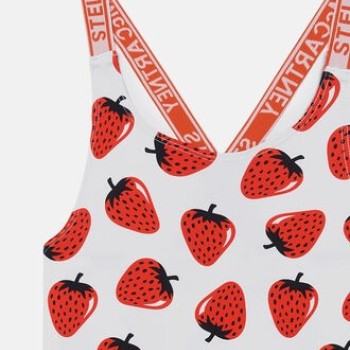 Παιδικό Εμπριμέ Μαγιό Με Φράουλες Stella Mc Cartney