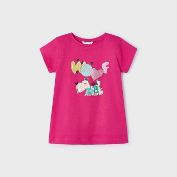 Children's Dog Fuchsia T-Shirt Mayoral Children's Dog Fuchsia T-Shirt Mayoral