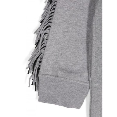 Children's Fringed Star Cotton Sweatshirt Dress Stella Mc Cartney