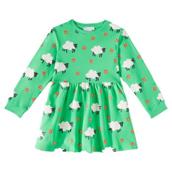 Παιδικό Φόρεμα Πράσινο Με Πρόβατα McCartney