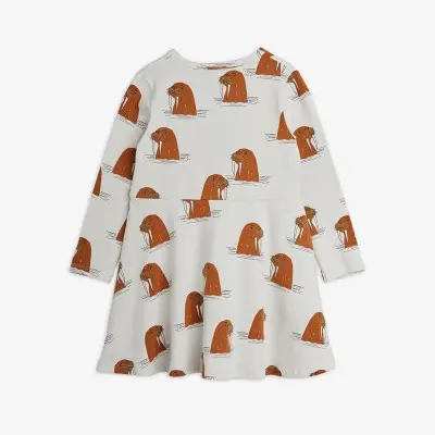 MINI RODINI KIDS WALRUS SLEEVE DRESS MINI RODINI KIDS WALRUS SLEEVE DRESS