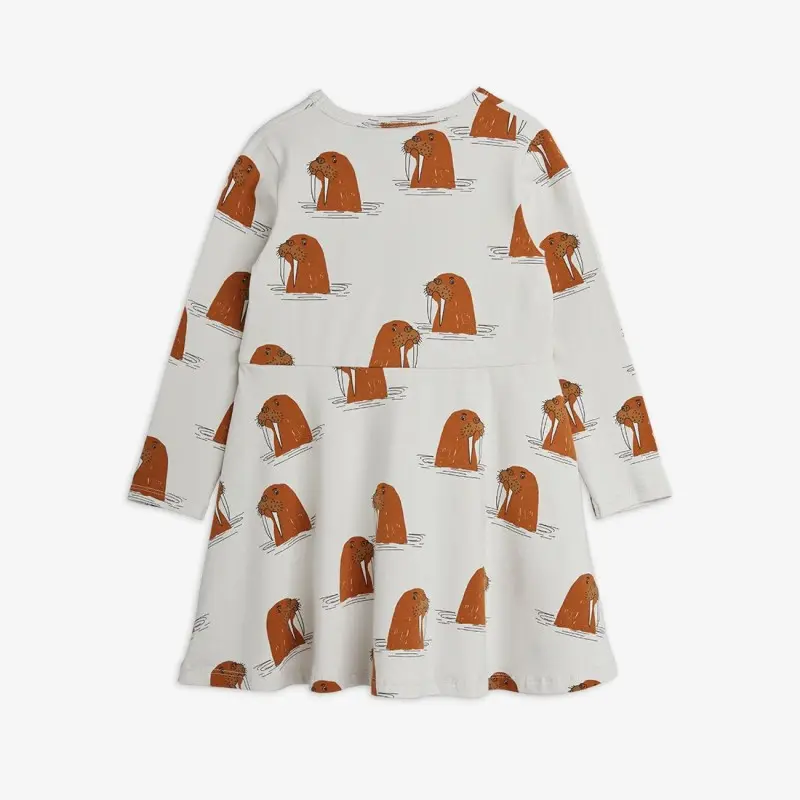 MINI RODINI KIDS WALRUS SLEEVE DRESS MINI RODINI KIDS WALRUS SLEEVE DRESS