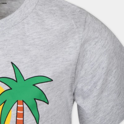Kids' Grey Shark Short Sleeve T-Shirt Stella McCartney Kids' Grey Shark Short Sleeve T-Shirt Stella McCartney