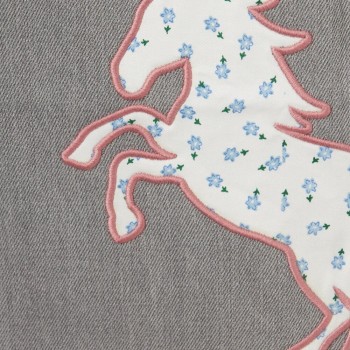 Παιδικό Γκρι Τζιν Παντελόνι Με Άλογα Stella McCartney