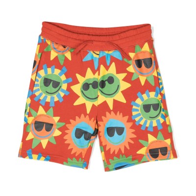 Kids Red Sun Shorts Stella McCartney Kids Red Sun Shorts Stella McCartney