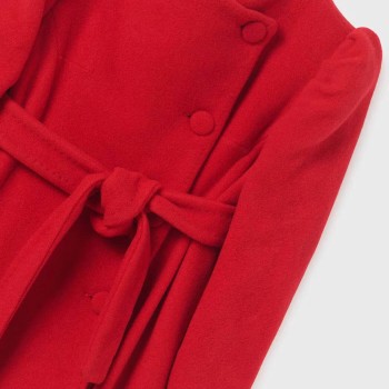Children's Red Fabric Coat Abel and Lula