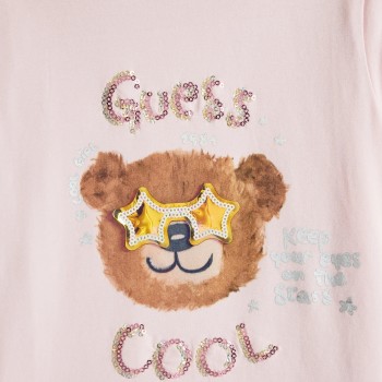 Παιδική Κοριτσίστικη Μπλούζα  Αρκουδάκι Guess Παιδική Κοριτσίστικη Μπλούζα  Αρκουδάκι Guess