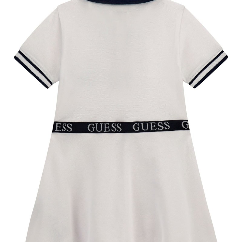 Παιδικό Λευκό Φόρεμα Αρκουδάκι Guess Παιδικό Λευκό Φόρεμα Αρκουδάκι Guess