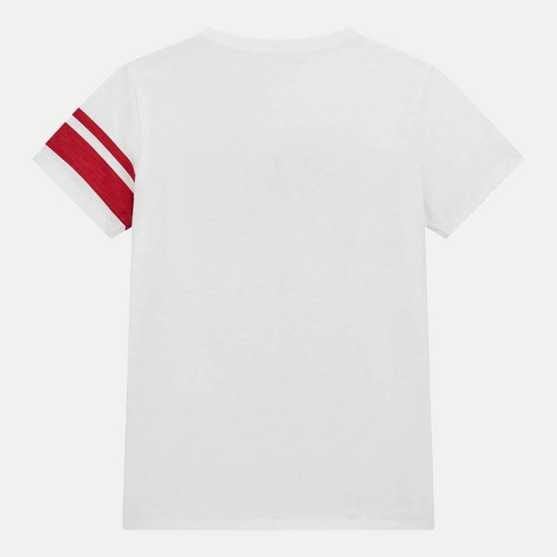Kids White Short Sleeve T-Shirt Print/Logo Guess Kids White Short Sleeve T-Shirt Print/Logo Guess