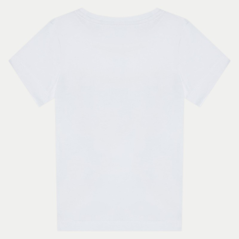 Children's White Girls' Short Sleeve T-Shirt With Logo Guess Children's White Girls' Short Sleeve T-Shirt With Logo Guess