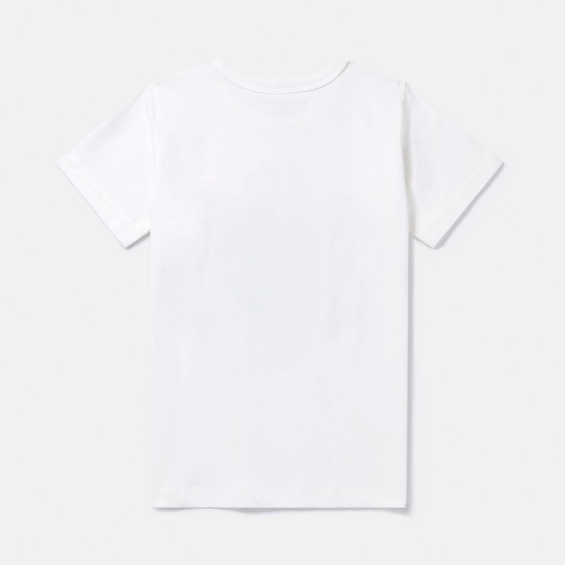 Children's White T-Shirt Green Daisy Stella McCartney Children's White T-Shirt Green Daisy Stella McCartney