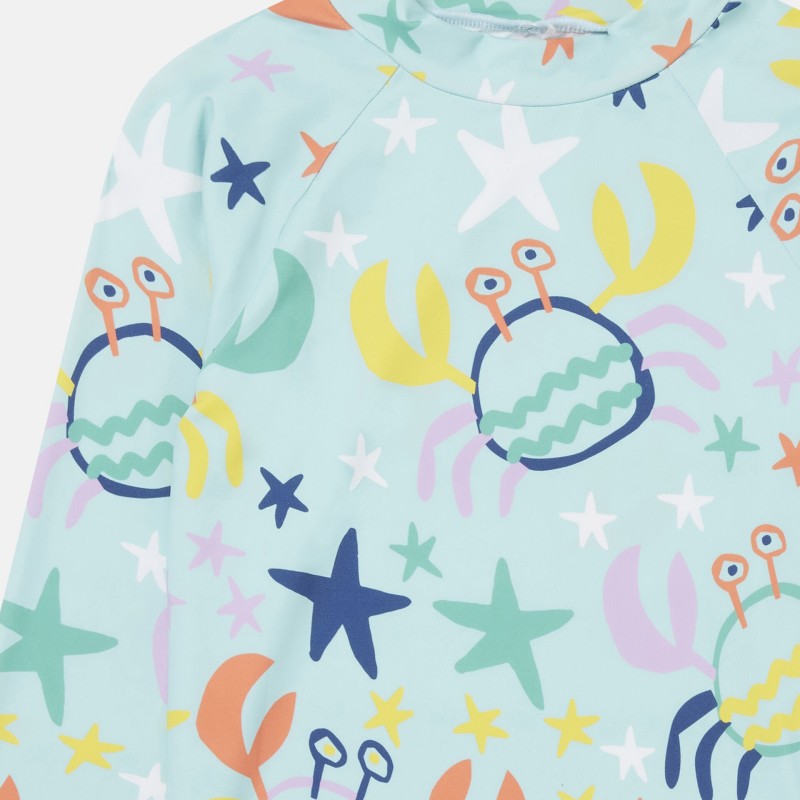 Stella McCartney Kids Swim Top with Crabs Stella McCartney Kids Swim Top with Crabs