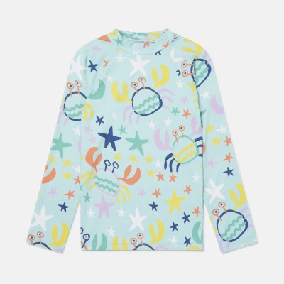 Stella McCartney Kids Swim Top with Crabs Stella McCartney Kids Swim Top with Crabs