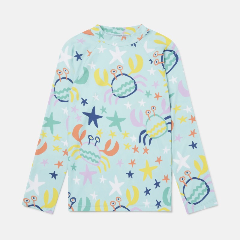 Stella McCartney Kids Swim Top with Crabs Stella McCartney Kids Swim Top with Crabs