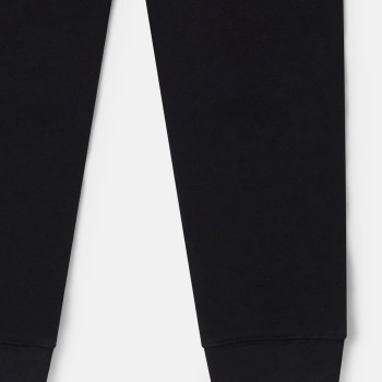 Kid's Black Tracksuit Bottoms with Blue Smiling Monsters Stella McCartney Kid's Black Tracksuit Bottoms with Blue Smiling Monsters Stella McCartney