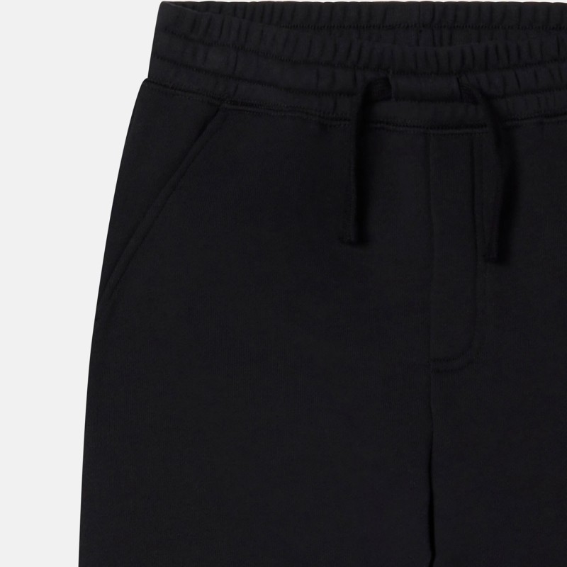 Kid's Black Tracksuit Bottoms with Blue Smiling Monsters Stella McCartney Kid's Black Tracksuit Bottoms with Blue Smiling Monsters Stella McCartney