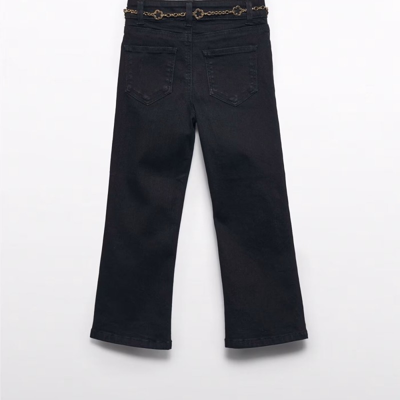 Children's Black Jeans Bell Bottoms Abel and Lula Children's Black Jeans Bell Bottoms Abel and Lula