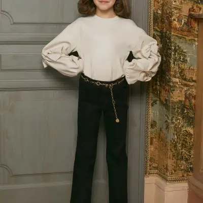 Children's Black Jeans Bell Bottoms Abel and Lula