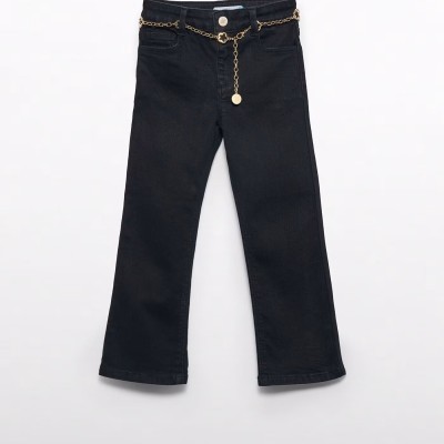 Children's Black Jeans Bell Bottoms Abel and Lula Children's Black Jeans Bell Bottoms Abel and Lula