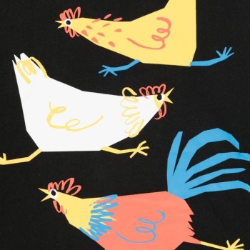 Παιδικό Μάυρο Φούτερ Με Κότες Stella Mc Cartney