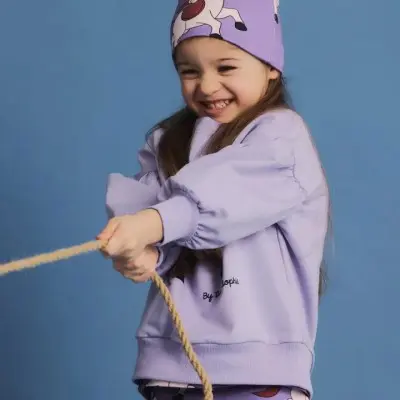 Children's Purple Clothing Set With Horses Dear Sophie Children's Purple Clothing Set With Horses Dear Sophie