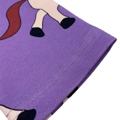 Children's Purple Clothing Set With Horses Dear Sophie Children's Purple Clothing Set With Horses Dear Sophie