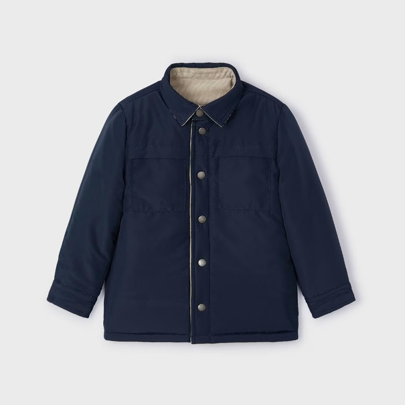 Kids Beige Corduroy Double-Sided Shirt/Overcoat Mayoral Kids Beige Corduroy Double-Sided Shirt/Overcoat Mayoral