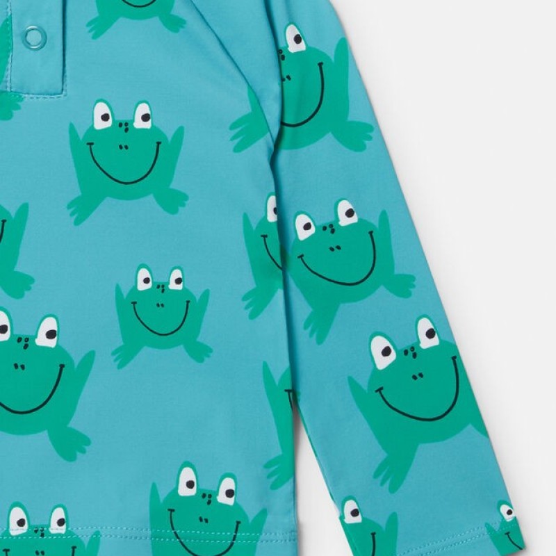 Frog Blue Green Print Swimsuit Stella Mc Cartney Frog Blue Green Print Swimsuit Stella Mc Cartney