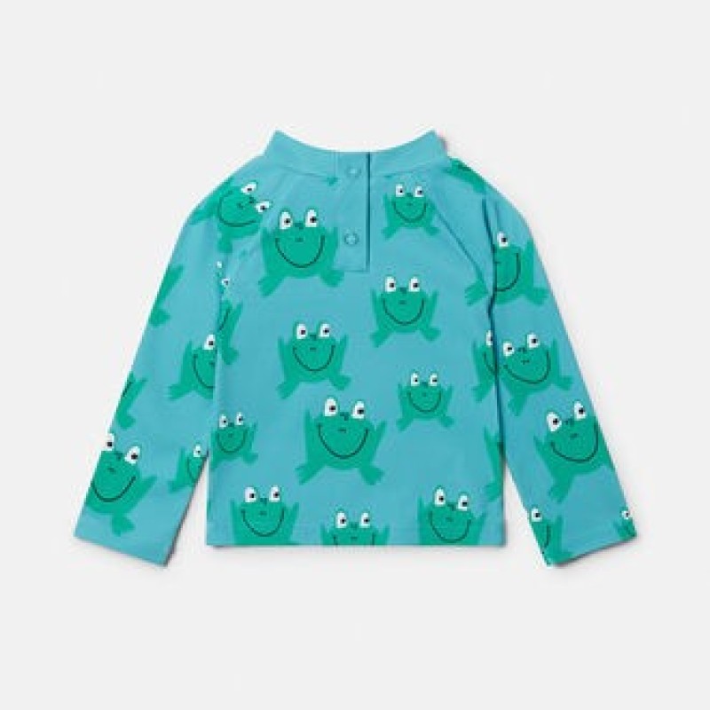 Frog Blue Green Print Swimsuit Stella Mc Cartney Frog Blue Green Print Swimsuit Stella Mc Cartney