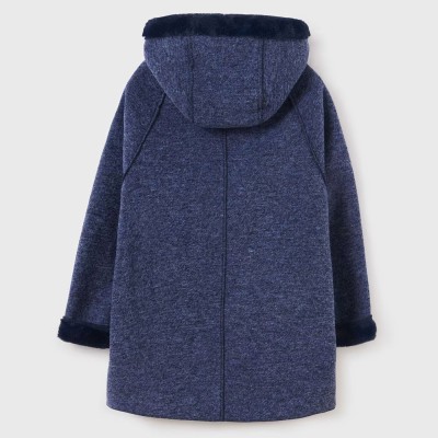 Children's Blue Ruff Mouflon Coat Mayoral