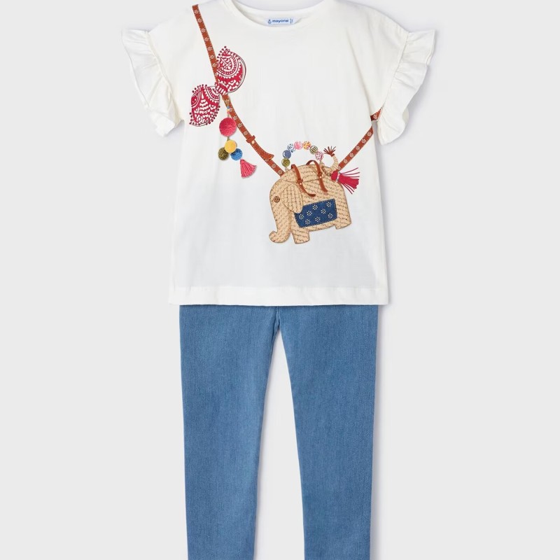 Children's Blue Set With Elephant Mayoral