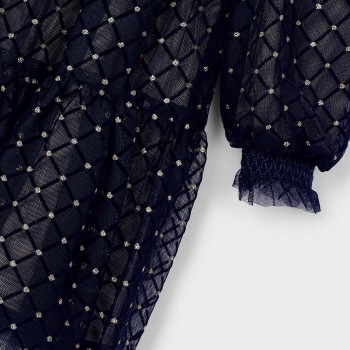 Παιδικό Μπλε Τούλινο Φόρεμα Mayoral