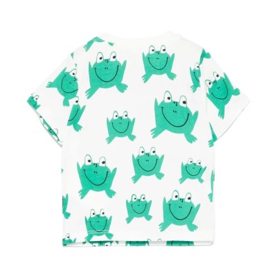 Frog Print White T-shirt Stella Mc Cartney