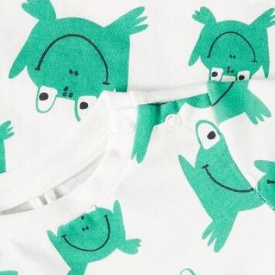 Frog Print White T-shirt Stella Mc Cartney