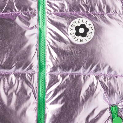 Kids Puffer Jacket In Purple Stella McCartney