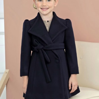 Παιδικό Ναυτικό Μπλε Υφασμάτινο Παλτό Abel and Lula