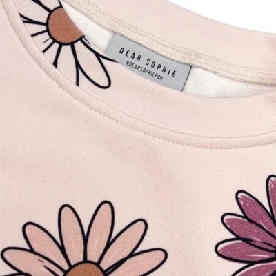 Pink Floral Sweatshirt For Kids Dear Sophie
